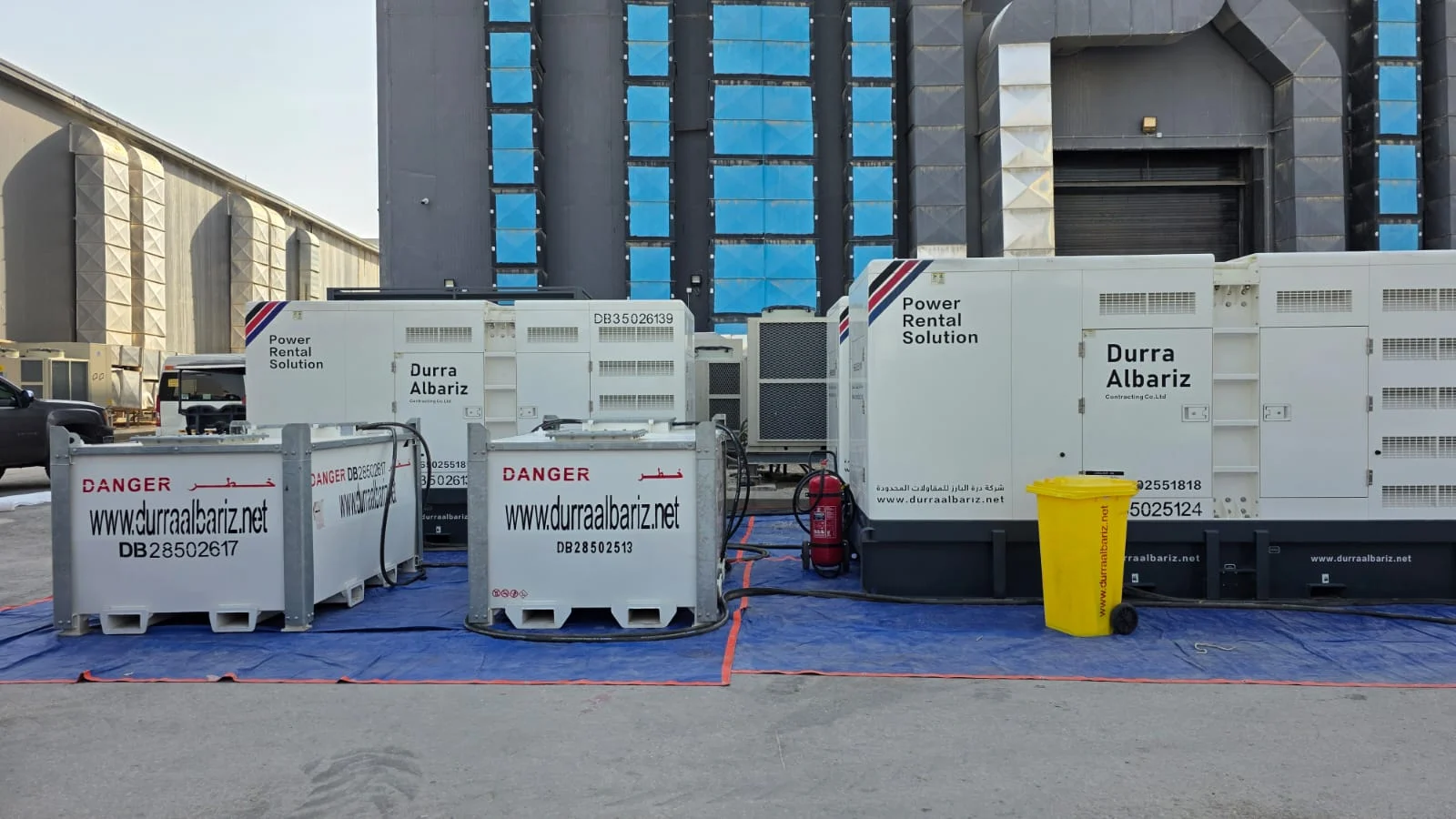 Fuel tanks & drip trays